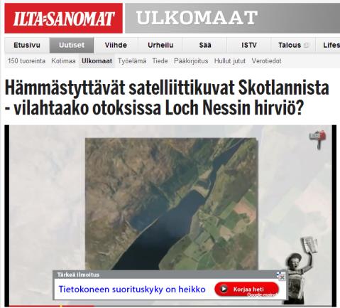 Mainokset tutuilla sivuilla Virheetön suomi ja tunnetut sivustot luovat luottamusta Samaa huijausta myös älypuhelimissa!