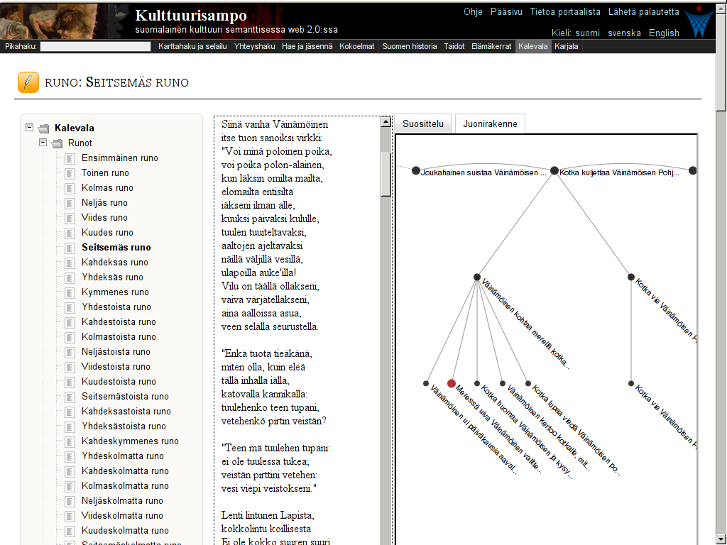 Semantic Kalevala