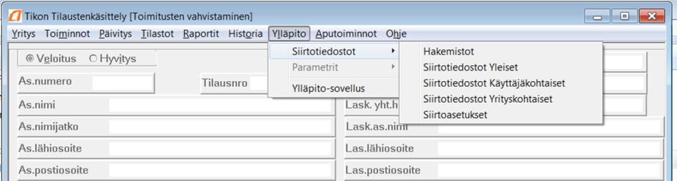 5 Siirtotiedostoasetukset UNC -polkuina Toukokuu 2013 11 (16) Jotta Web myyntilaskutus tunnistaa yrityksen käyttämät verkkolaskuhakemistot, on ne määriteltävä UNC polkuasetuksina.