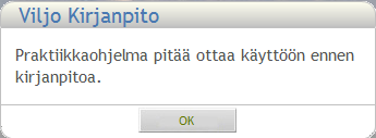 13 5. Viljo- Kirjanpito Asennuksen ja Viljo-Praktiikka-ohjelman käynnistyksen jälkeen voit avata Viljo-Kirjanpidon.