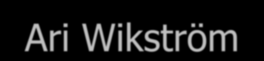 Ari Wikström Muokkaa Alalla vuodesta tekstin 1994