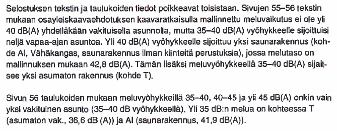 2 (15) LAUSUNNOT Varsinais-Suomen Elinkeino-, liikenne ja ympäristökeskus, 16.1.2015, Anna-Leena Seppälä/ Maarit Kaipainen Kaavaselostuksessa olevien taulukoiden ristiriidat korjataan.