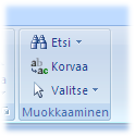 14 Sisällön sovitus Taulukon sisältö voidaan sovittaa eri tavalla maalaamalla solut ja hiiren oikeanpuoleisen painikkeet listasta valitaan Sovita 9.