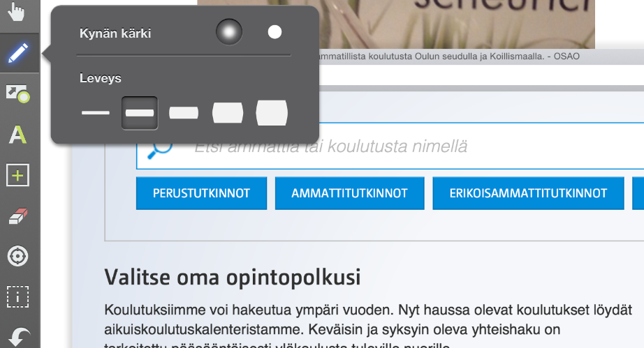 11 Käytä ohjelmaa esimerkiksi prosessin esittämiseen ammattityössä.