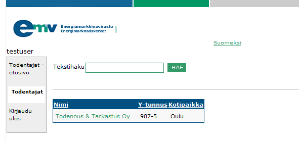 58 o Lomaketyyppi ja Tila: valitaan lomaketyyppi ja sille tila, jollaisia hakemuksia haetaan o Hakuehtoja voidaan antaa yksi tai useampia (liitetään JA-operaattorilla) o Haku käynnistetään painamalla