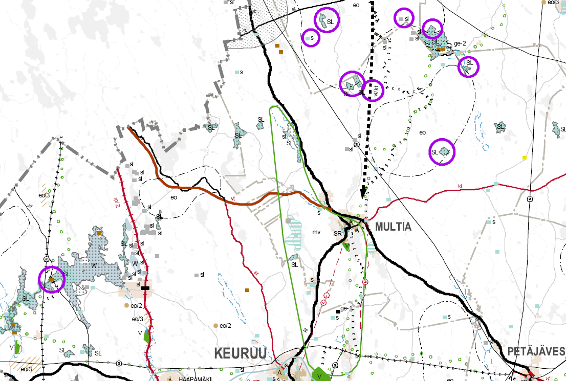 -turvetuotantovyöhyke/natura, suojelu +kilpailukyky, alueellinen tasa-arvo