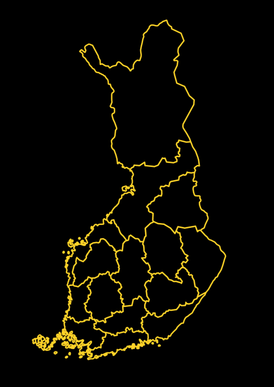 320 kuntaa 5 sote-aluetta 13 vaalipiiriä 15 ELY-keskusta 18 maakunnan