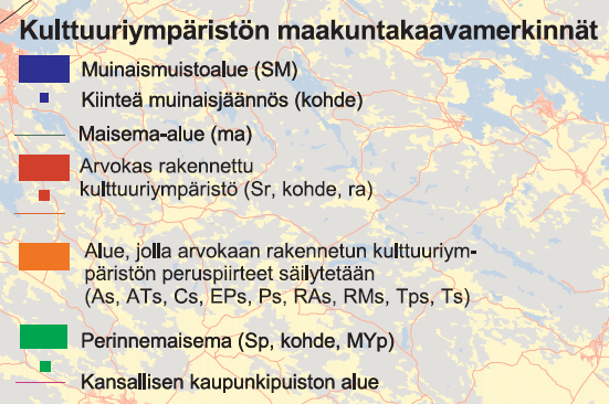 FCG Suunnittelu ja tekniikka Oy Osallistumis- ja arviointisuunnitelma 10 (14) Ote Kanta-Hämeen maakuntakaavan selostuksesta: Kulttuuriympäristön valtakunnalliset ja maakunnalliset arvot,