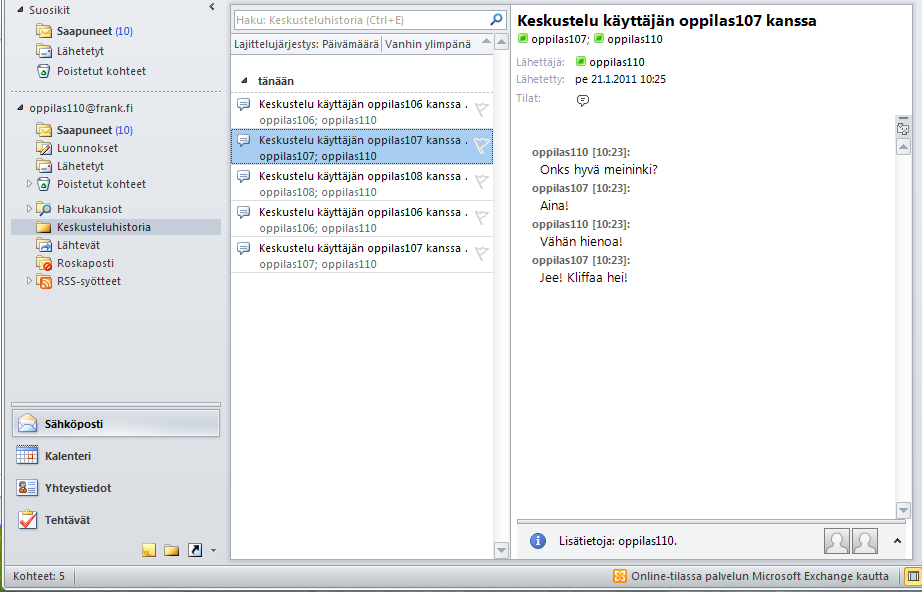 Salcom Group Oy Lync Pikaohje 20 (20) ja Muodosta yhteys käyttäen seuraavaa: -asetusten arvot on määritetty oikein. Valitse sitten OK. 2. Sulje Asetukset-valintaikkuna valitsemalla OK. 3.