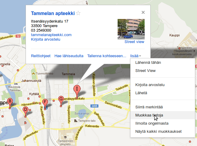 Google Kartat: