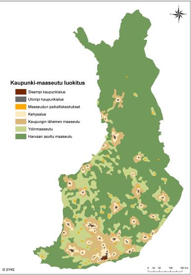 Mahdollisuuksien maaseutu Ohjelman tavoitteena maaseutualueiden kehitys.