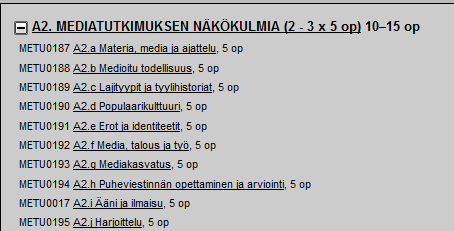 Mediatutkimuksen näkökulmia Akateeminen mediatutkimus analysoi lähinnä median sisältöjä Vrt. oma gradu 80-luvulla: analysoi äänilevyjen sanoituksia.