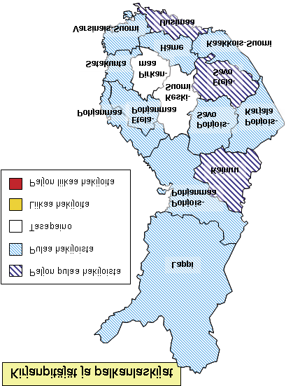 Kuvio 8. Työvoiman kohtaantotilanne taloushallinnon suunnittelijoiden ja kustannuslaskijoiden ammateissa keväällä 2011.