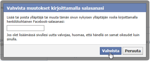 12 Ylläpitäjien roolit kohdassa voit lisätä muita ylläpitäjiä yrityksen sivulle. Itse olet automaattisesti ylläpitäjä.