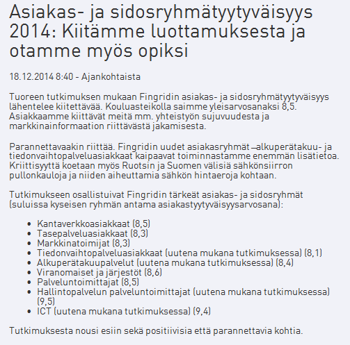 Asiakas- ja