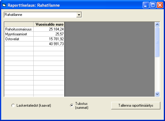 9.4. Tiliselailu Valinta päävalikosta: Selaukset Tiliselailu Tiliselailussa voidaan selata halutun tilin vientitapahtumia. Jos tapahtumia ei ole, ruutu on tyhjä.