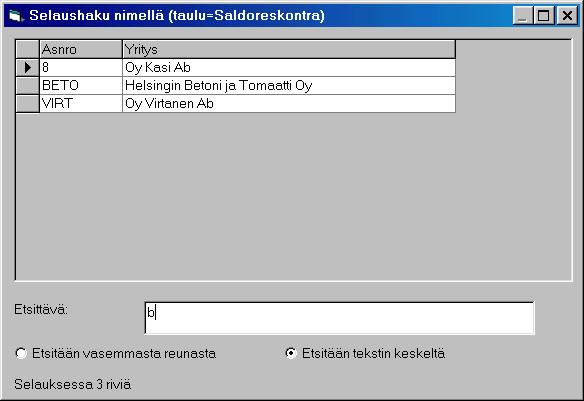 21. LASKURESKONTRAN KÄSITTELY (saldoreskontra) Kirjanpito-ohjelmassa on haluttaessa käytössä laskureskontra.