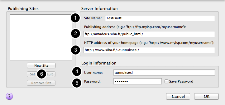 Linkitys jollekin muulle sivulle 1. Aktivoi sana tai sanoja 2. Valitse työkalupalkin "Link" -painike 3.