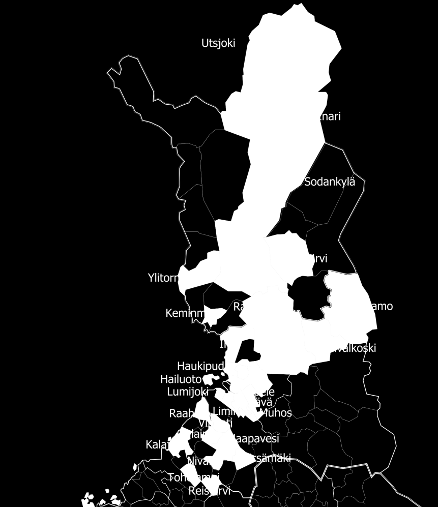 Alueellinen työryhmä Pohjois-Suomi Lappi (112 973) * Pohjois-Pohjanmaa (392 466) * -