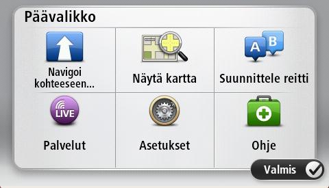Reitin suunnittelu Reitin suunnittelu Tärkeää: Turvallisuuden vuoksi ja häiriöiden vähentämiseksi ajon aikana reitti tulisi aina suunnitella ennen ajoon lähtöä.