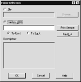. Valitse Printer s HDD (Tulostimen kiintolevy) ja kirjoita sitten rekisteröity lomakkeen nimi.