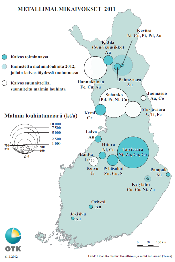6 teollisuus ry:n jäsenyritysten yhteenlaskettu liikevaihto on yli 15 mrd EUR vuodessa (2009). Kaivannaisteollisuus on siis erittäin tärkeä osa suomalaista yhteiskuntaa.