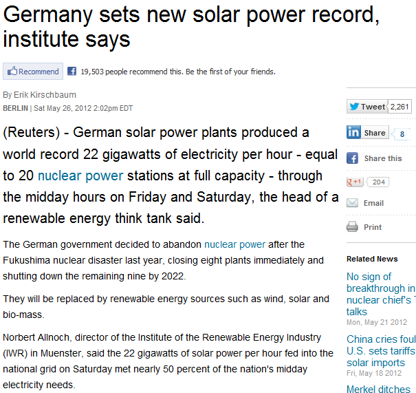 Saksassa on onnistuttu synnyttämään hajautetun uusiutuvan energian