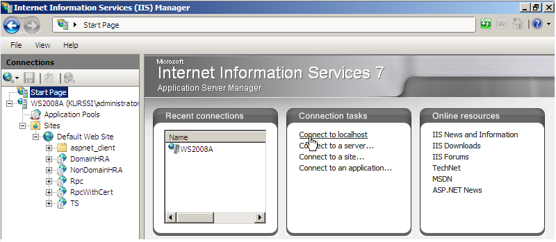 Windows Server 2008 KR TT Oulu - 9.12.2008 sivu 17(36) 7. IIS 7.