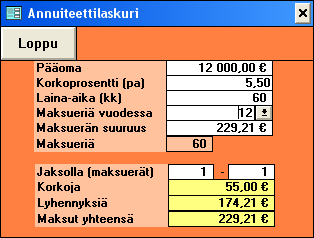 Tileittäin tapahtumittain on sama, mutta tarkemmalla erittelyllä Tilisummat luettelee tapahtumat ja näyttää koontisumman kirjanpitotileittäin Alatilisummat näyttää kirjanpidon alatileittäin summat 15.