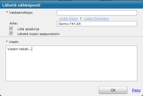 Tab Siirtää kohdistuksen seuraavaan muokattavaan kenttään Shift + Tab Siirtää kohdistuksen edelliseen muokattavaan kenttään Left / Right Up / Down Kun olet siirtymistilassa, voit siirtyä