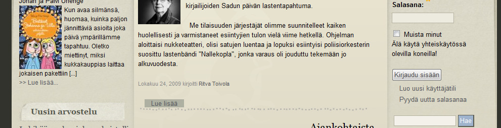 Sivupiirissä nuorille