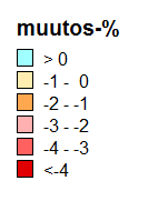 Maidon tuotannon muutos 2010 2011, % Meijerimaitomäärä 2011 ELY-KESKUS milj.