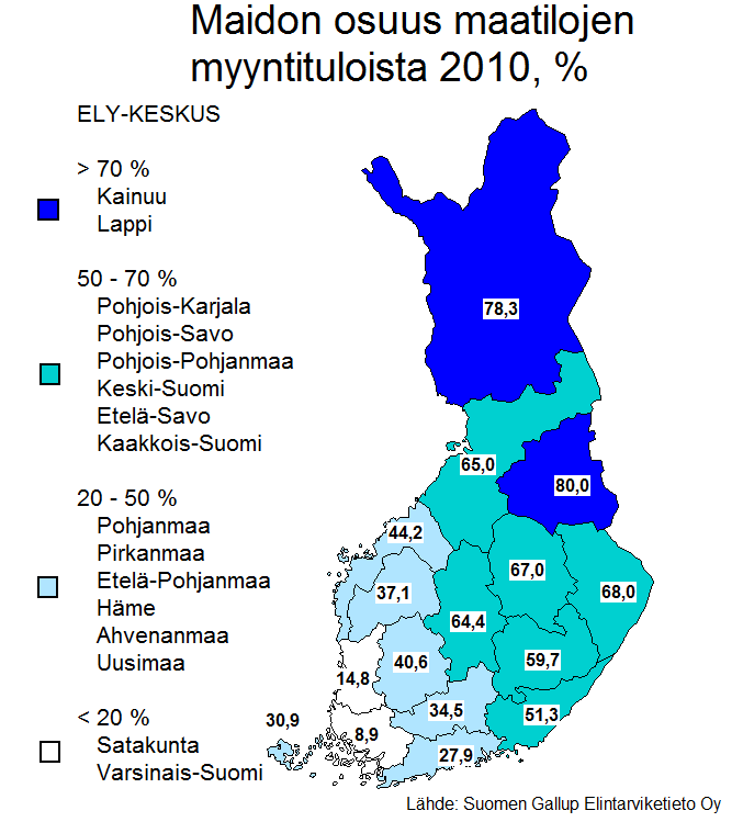 Maatilojen rahavirrat 2010 Maitomarkkinakatsaus AgriInfo 4/2012 marraskuu