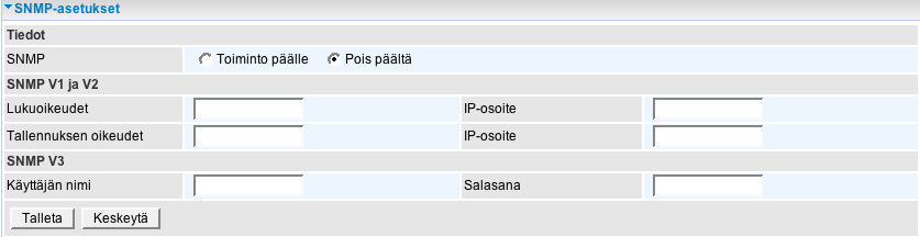 Universal Plug ja Play (UPnP): Toiminta mahdollistaa UPnP toimintoa tukevan käyttöjärjestelmän kanssa suorat palomuurin porttisäädöt. UPnP-portti: Oletusportti on 280