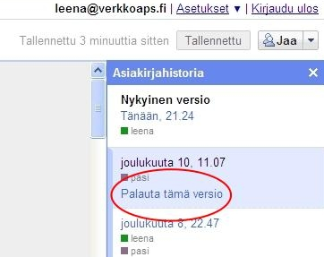 3.5 Kommentointi - voit lisätä tekstin joukkoon kommentteja ja huomioita Voit lisätä asiakirjan tekstiin kommentteja, keltaisia lappuja, jotka näkyvät sivun oikeassa laidassa tekstin vieressä.