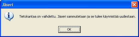 Ohjelma kertoo, että sopiva muistitikku on löytynyt ja myös tämän muistitikun asematunnuksen. Luettelossa on lista niistä Kopiotikulta löytyvistä päivistä, jolloin varmuuskopioita on tehty.