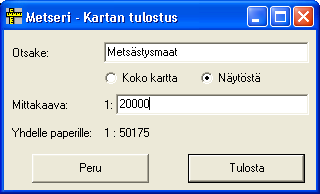 Tilarajan poistaminen kartalta Kartalle merkitty tila poistetaan klikkaamalla tilarajan sisällä hiiren oikealla painikkeella ja valitsemalla avautuvasta pikavalikosta Poista tilan rajat.