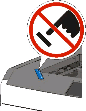 Tulostaminen Flash-asemasta Anna salatun PDF-tiedoston salasana tulostimen ohjauspaneelissa ennen tulostamista. Et voi tulostaa tiedostoja, joiden tulostamiseen oikeutesi eivät riitä.
