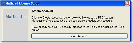 Tapa 4 - haetaan kokeilulisenssi Internetin kautta 3. Asennus kysyy PTC:n tiliä (sähköpostiosoite ja salasana). Ellei sinulla ole ennestään tätä valitse Create Account.