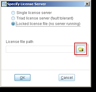 1. Asennuksessa kysytään FLEXnet lisenssipalvelimen tai lisenssitiedoston sijaintia. Valitse Add 2. Oletuksena on Single license server.
