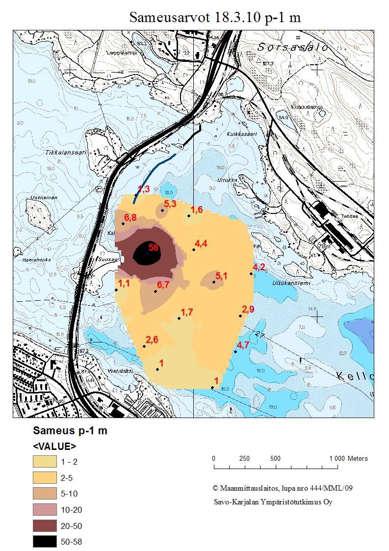 Alueellisia tutkimuksia tarpeen mukaan Jatkuvatoimisella sameuden