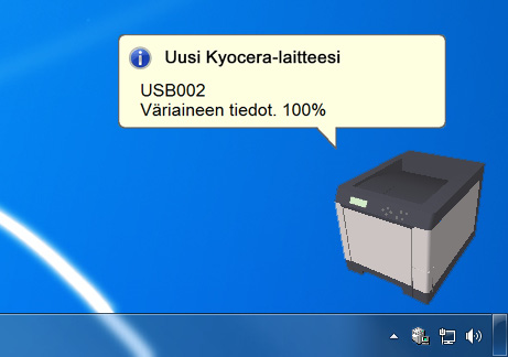 Tilamonitori-toiminnon avaus Aseta Tilamonitori-valintaikkuna näkyviin napsauttamalla Kirjoittimen asetukset-painiketta tulostinajurin ominaisuusikkunassa.