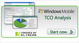 Microsoftin mobiili TCO -työkalut Windows Mobile Business Value