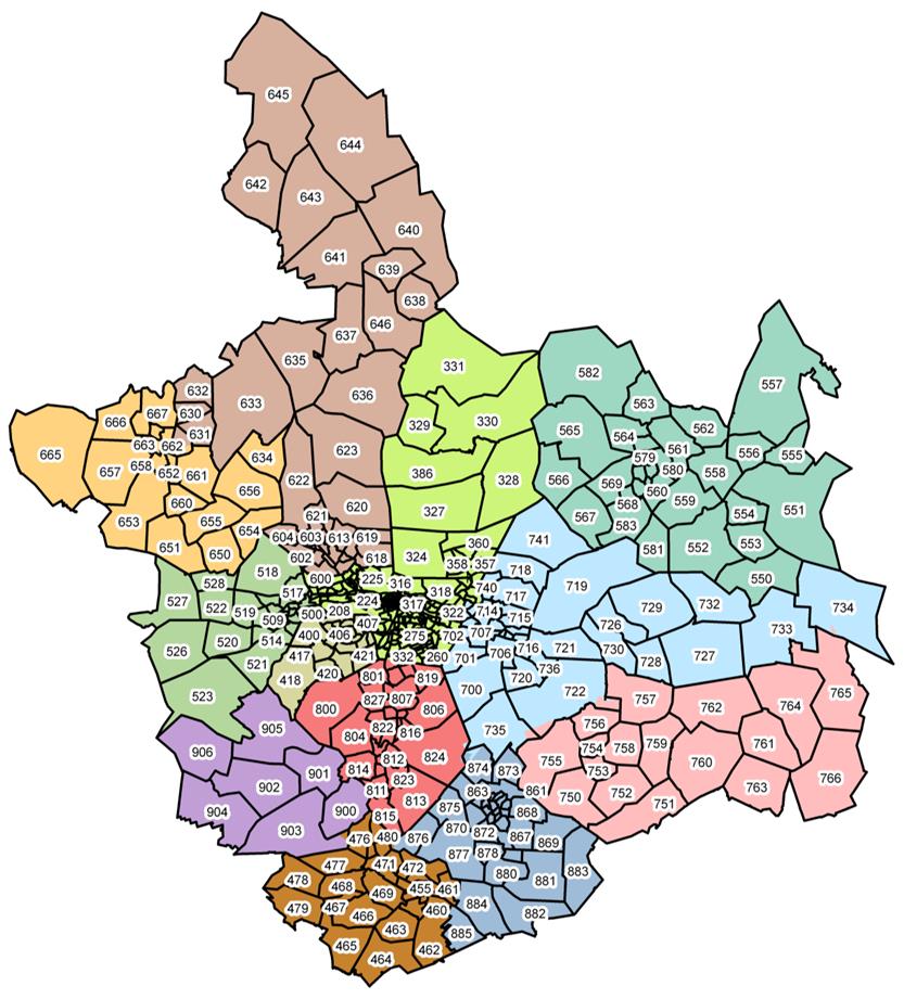 TALLI-malli Ylöjärvi 600-646 Tampereen seudun liikennemalli kuvaa yli 7- vuotiaan väestön matkustuskäyttäytymistä keskimääräisenä talviarkivuorokautena eri osa-alueiden välisillä matkoilla.