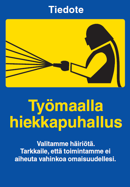Lajittelu ja tiedotekyltit Esimerkkejä YTY- hankkeessa on laadittu ympäristöaiheisia kylttejä, joilla on tarkoitus viedä opastus mahdollisimman lähelle varsinaista työntekoa.