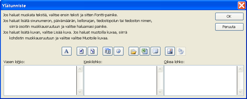 Microsoft Excel perusteita 19 (36) Suomessa käytettävässä standardissa on määritelty, että ylä-, oikea- ja alareunan marginaalit ovat kooltaan 1 cm. Vasemman reunan marginaaliksi on määritelty 2 cm.
