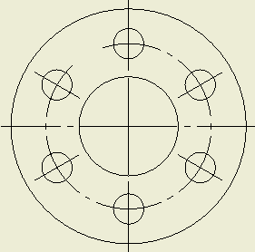 Keskiömerkkipainikkeet Symbols-paneelista löydät keskiviivan piirtovaihtoehtoja. Center Mark Ympyrän tai kaaren keskiömerkki (keskiviivaristikko).