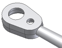 Unsuppress Featuress. 2. Tee runkoon 3 mm:n syvennys Extrude-toiminnolla asetuksilla Cut, Distance: 2, Draft Angle:0, suunta alapäin.