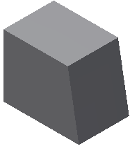 Päästökulma Face Draft Pinnan kallistus tiettyyn kulmaan. Pinnan kallitus särmän perusteella (Fixed Edge): Vaihe 1: vetosuunnan osoitus.