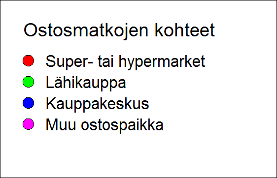 Osa 2: Jyväskylän kaupallinen palveluverkko 2030 29 Taulukko 8.